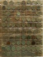 Oroszország - Szovjetunió / Vegyes ezüst- és fémpénz gyűjtemény albumban, sorba rendezve 361db külön...