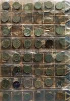 Oroszország - Szovjetunió / Vegyes ezüst- és fémpénz gyűjtemény albumban, sorba rendezve 361db külön...