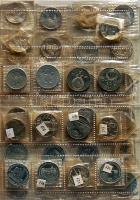 Oroszország - Szovjetunió / Vegyes ezüst- és fémpénz gyűjtemény albumban, sorba rendezve 361db külön...