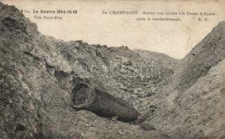 Champagne unexploded bomb (EK)