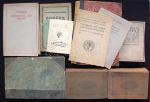 Vegyes, 8 darab felerészt német könyveket tartalmazó könyvtétel