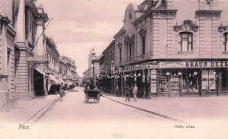 Pécs Király utca, Braun Dezső vaskereskedése