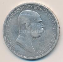 Ausztria 1908. 5K Ag "Jubileum" T:3
Austria 1908. 5 Corona Ag "Jublilee" C:F