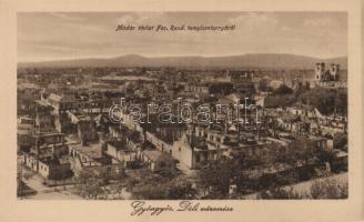 Gyöngyös a tűzvész után