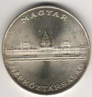 1956. 25Ft "Tízéves a forint" ezüst T:1/2