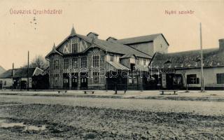 Orosháza nyári színkör Noel Nándor kereskedésével