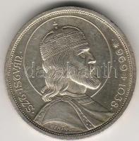 1938. "Szt. István" 5P ezüst T:1/2+