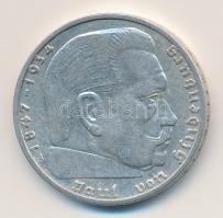 Német 3. Birodalom 1939A 2M Ag "Hindenburg" T:2-
German Third Reich 1939A 2 Marks Ag &quot...