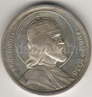 1938. "Szt. István" 5P ezüst T:1/2+