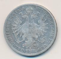 Ausztria 1860A 1Fl Ag T:2-/3 Austria 1860A 1 Florin Ag C:VF/F