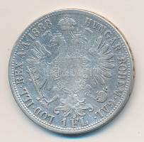 Ausztria 1888. 1Fl Ag T:3	 Austria 1888. 1 Florin Ag C:F
