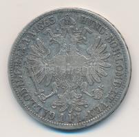 Ausztria 1863A 1Fl Ag T:2-/3 Austria 1863A 1 Florin Ag C:VF/F