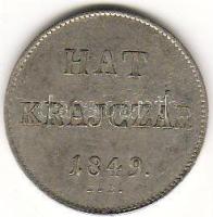 1849NB. 6kr ezüst T:2+