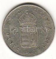 1849NB. 6kr ezüst T:2+