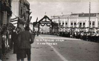 Gyergyószentmiklós (before the) entry of the Hungarian troops So.Stpl