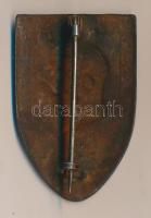 Osztrák-Magyar Monarchia 1914-1915. 4. Hadsereg bronzolt hadifém jelvény, hátoldalán "Gurschner...