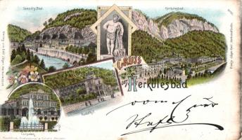 1896 Herkulesfürdő litho