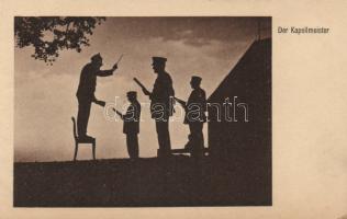 Silhouettes, Military WWI, The conductor (EK)