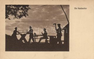 Silhouettes, Military WWI, Die Handwerker