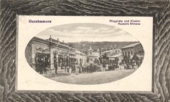 Gurahumora main square, Hotel König, the shop of S. Stieber