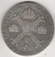 Ausztria/ Németalföld 1795C II. Ferenc Kronenthaler ezüst T:3/4 karc
