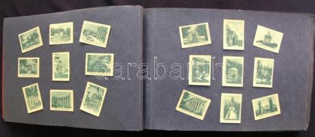 cca 3.200db szovjet gyufacímke teljes sorozatokkal nagyméretű albumba rendszerezve