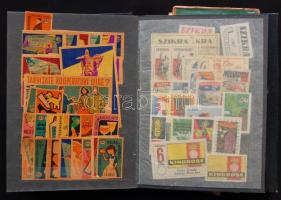 354db klf vegyes magyar és külföldi gyufacímke berakóban