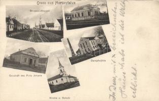 Mercifalva with post office, mill and the shop of Fritz Johann