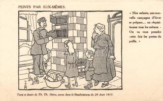 German peace propaganda, caricature, graphics from the Simplicissimus, s: Th. Heine