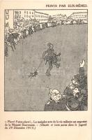 German propaganda, caricature, graphics from the Jugend