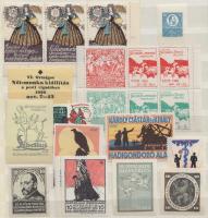 1914-1934  20db klf régi magyar levélzáró stecklapon