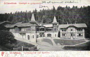 Ótátrafüred restaurant and pharmacy