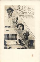 Le Cinema aux Armées; Avec nos Bombardiers / WWI French military cinema advertisement