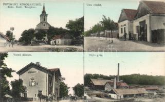Köbölkút with railway station, and brick factory