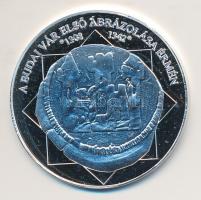 DN "A magyar nemzet pénzérméi - A Budai vár első ábrázolása érmén 1308-1342" Ag (0,999) em...