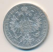 Ausztria 1883. 1Fl Ag T:2 ph. Austria 1883. 1 Florin Ag C:XF edge error