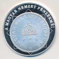 DN "A magyar nemzet pénzérméi - Az utolsó körmöcbányai veret 1920-1926." Ag (0,999) emlékérem (10,37g/35mm) T:PP tanúsítvánnyal!