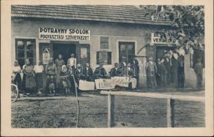 Ipolyvisk (Viskovce) co-operative store and restaurant