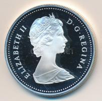 Kanada 1980. 1$ Ag "Transzkontinentális vasútvonal" T:PP
Canada 1980. 1 Dollar Ag "Tr...