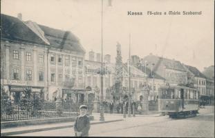 Kassa main street, tram