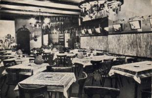 Frankfurt Hungaria magyar étterem belsje (saroktörés)