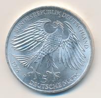 NSZK 1976D 5M Ag "Grimmelshausen" T:1 GFR 1976D 5 Mark Ag "Grimmelshausen" C:Unc