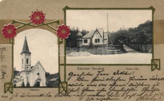 Tarcsa Villa Maria, chapel litho