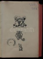 1905 Müller Antal az Országos Kaszinó és a Park klub vendéglőse által készített alkalmi ebédek étren...