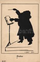 Brahms, silhouette, s: W. Bithorn (EK)