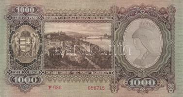 1943. 1000P (3x) egymás utáni sorszámmal T:I