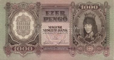 1943. 1000P (3x) egymás utáni sorszámmal T:I