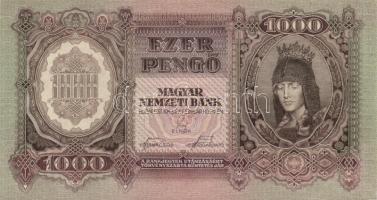 1943. 1000P (3x) egymás utáni sorszámmal T:I