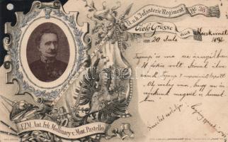 1898 Anton Freiherr Mollinary von Monte Pastello litho