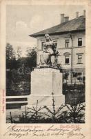 Bártfafürdő Erzsébet, Sissi statue, Divald (fl)